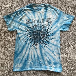 Sublime Blue Tie-Dye Sun T-Shirt